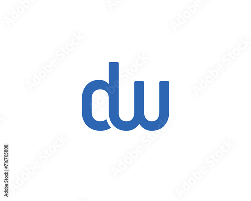 DW logo design vector template © xcoolee