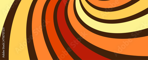 retro vintage 70s style stripes background poster lines. shapes vector design graphic 1970s retro background. abstract stylish 70s era line frame illustration. banner, cover, poster, brochure, flyer.