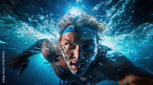man in the underwater © Viktor
