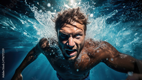 man in underwater © Viktor