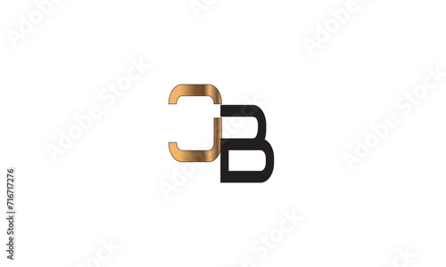  CB, BC, C, B Abstract Letters Logo Monogram