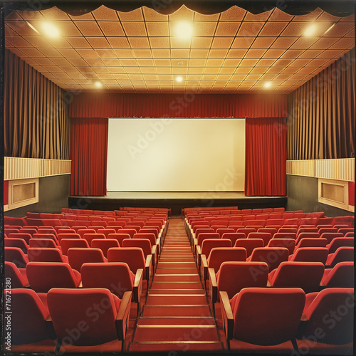 cinema theatre before presentation 