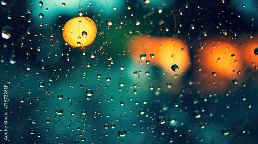 rain drops on the window rain drops on the window
