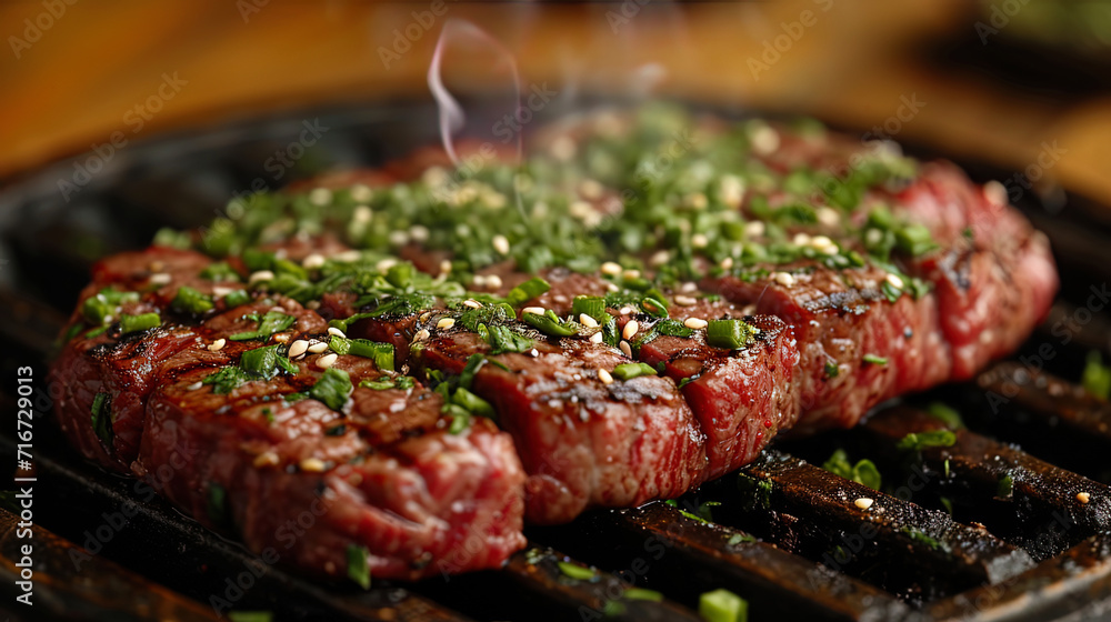 The Grill Transforms Raw Beef Into a Mouthwatering Delight