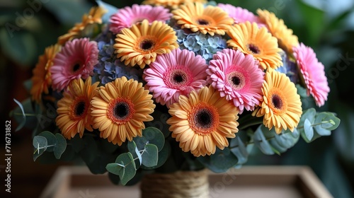 bouquet of gerbera flowers