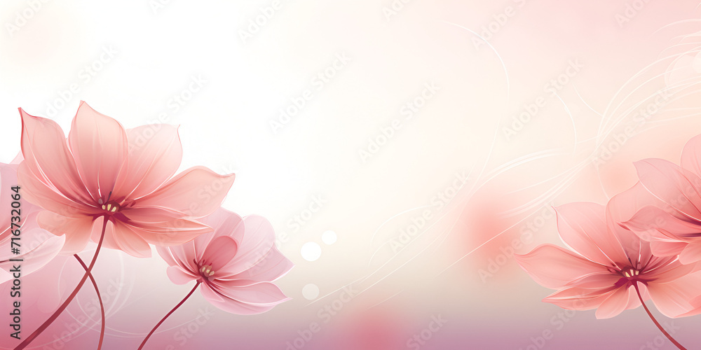 Pastel pink abstract floral background with copy space Pastel pink abstract floral background with copy space
