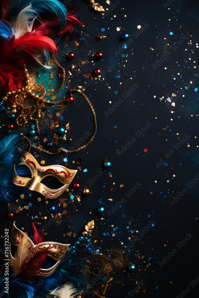 carnival mask background