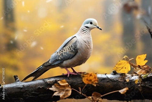 a peaceful dove. Generative AI