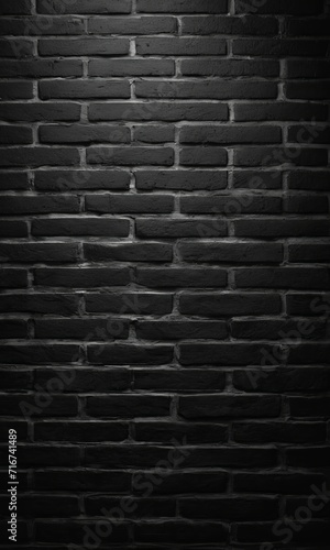 Texture of dark brick wall. Loft modern style for graphic design  websites or promotional materials  decorative element or art.