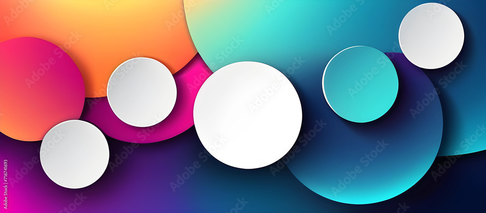 abstract colorful circle background professional business banner abstract colorful circle background professional business banner