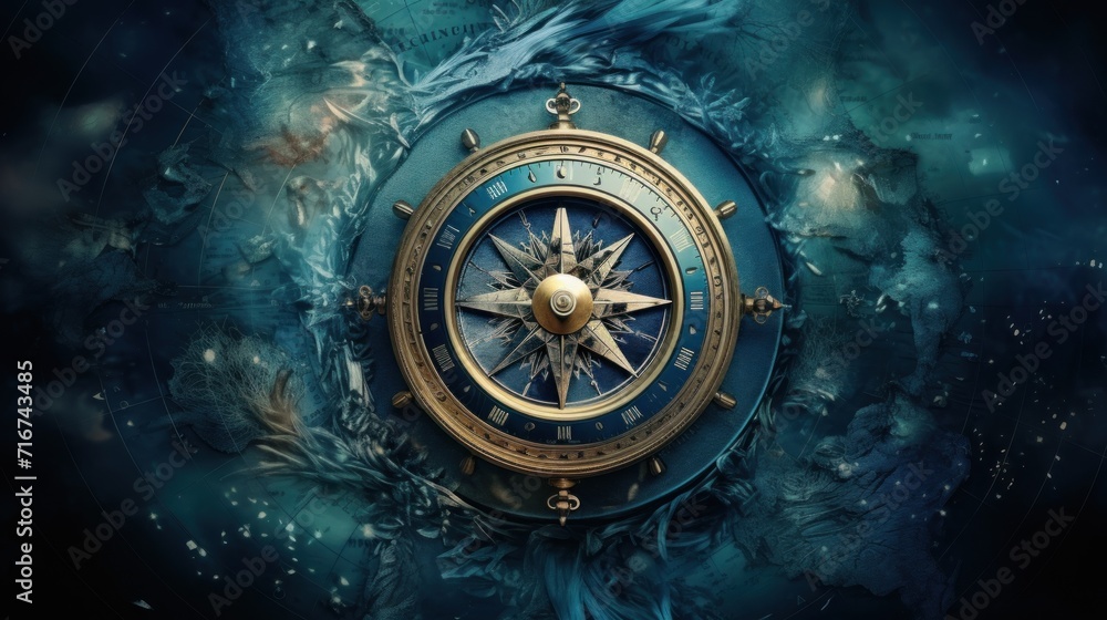compass rose and compass watercolor compass rose and compass watercolor