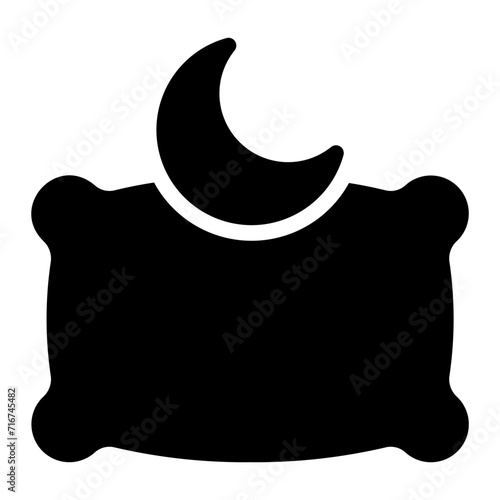 cushion glyph icon
