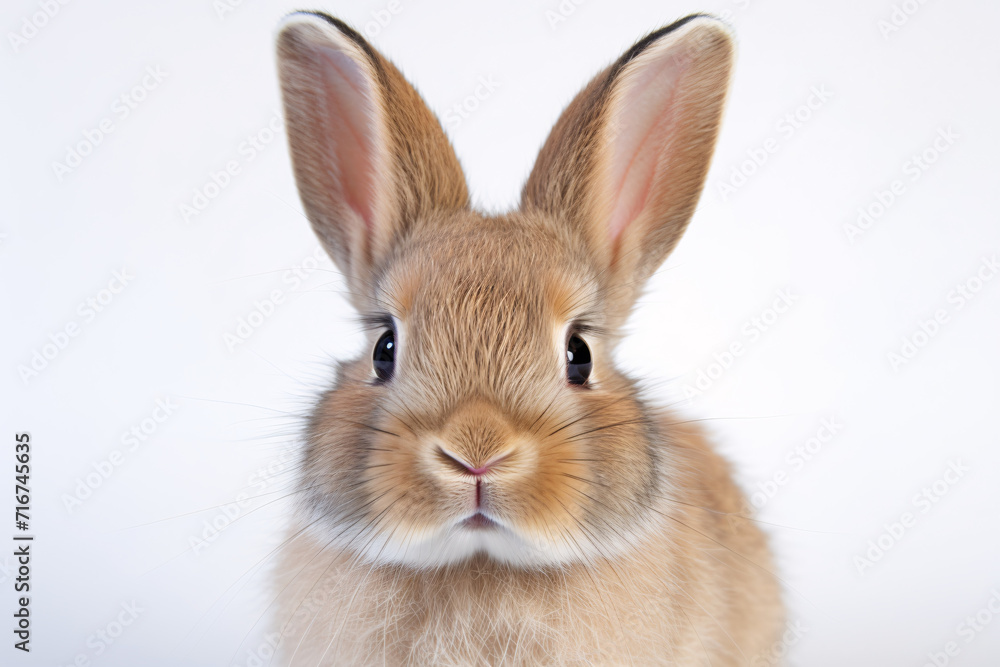 Hase isoliert auf weißem Hintergrund