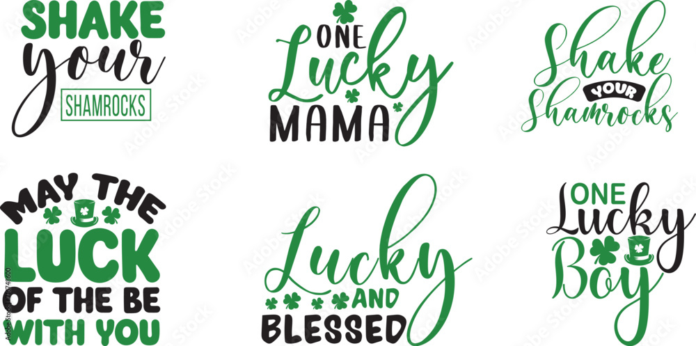 Obraz premium St. Patrick’s Day Design Bundle, St. Patrick’s Day Design Clip Bundle