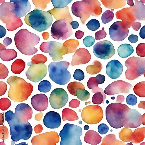 Abstract pattern of watercolour splotches - 1