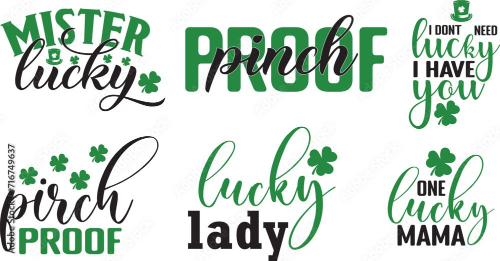 Obraz premium St. Patrick’s Day Design Bundle, St. Patrick’s Day Design Clip Bundle