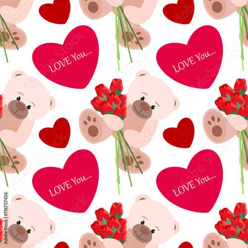 Pattern Valentine`s Day  
