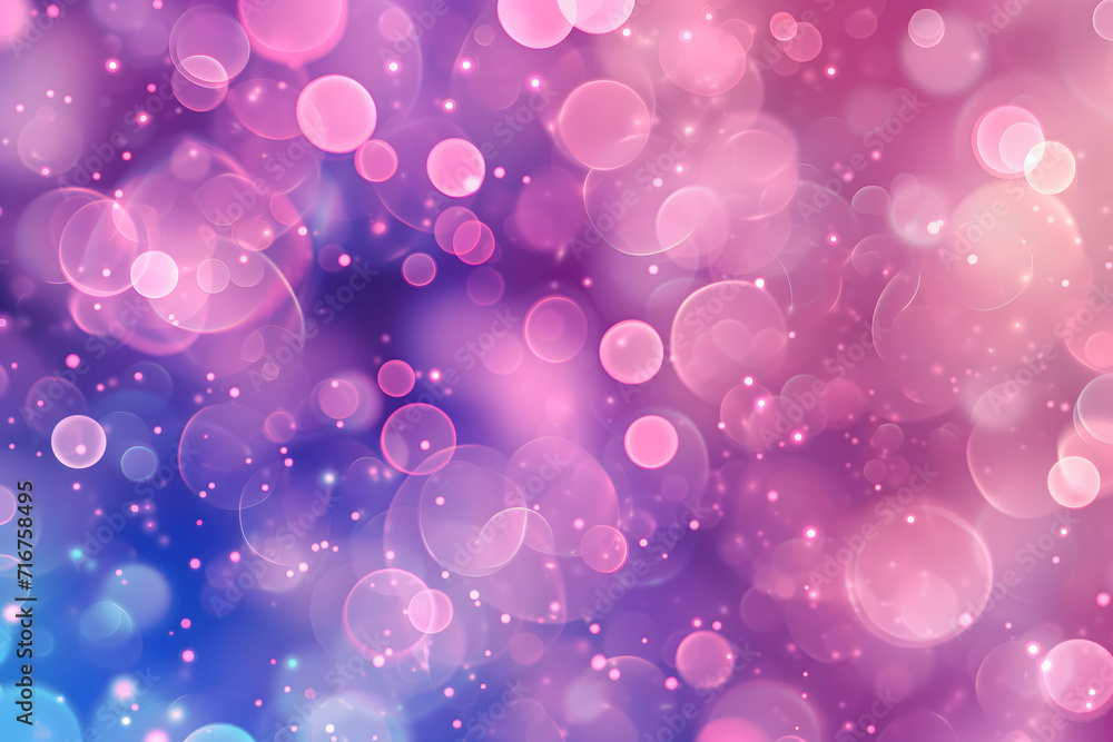 Abstract Pink Blue Celestial Bokeh Background Abstract Pink Blue Celestial Bokeh Background