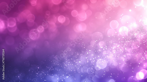 Abstract Bokeh Glitter Light Pink Purple Background