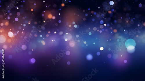 Celestial Theme Bokeh Art Background