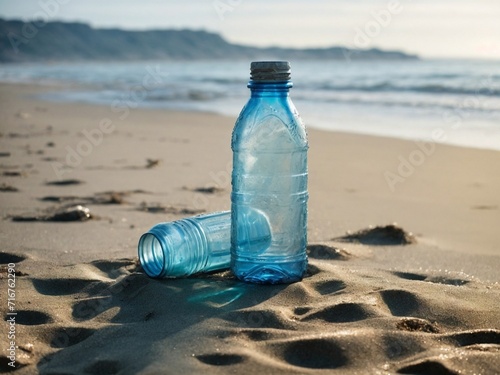 bottle on the beach