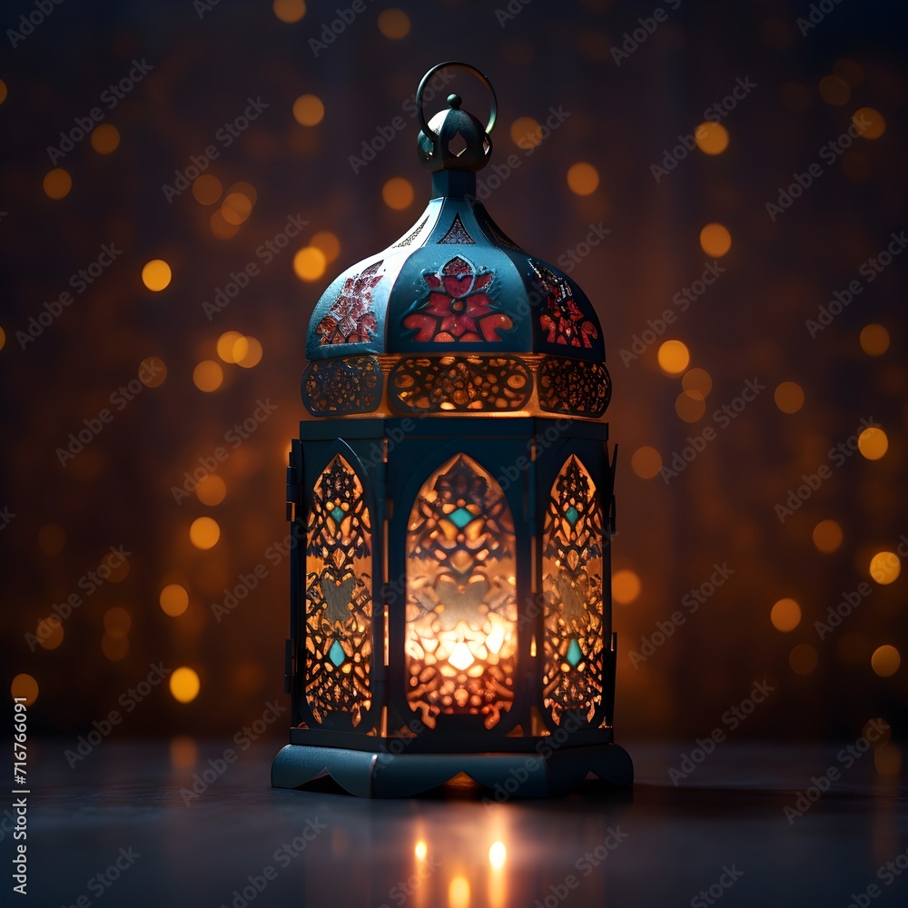 Ramadan lantern generative ai