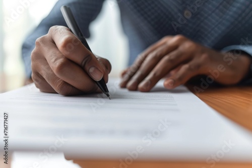 Detailed view of a business's online contract signing platform with secure digital signatures and document management
