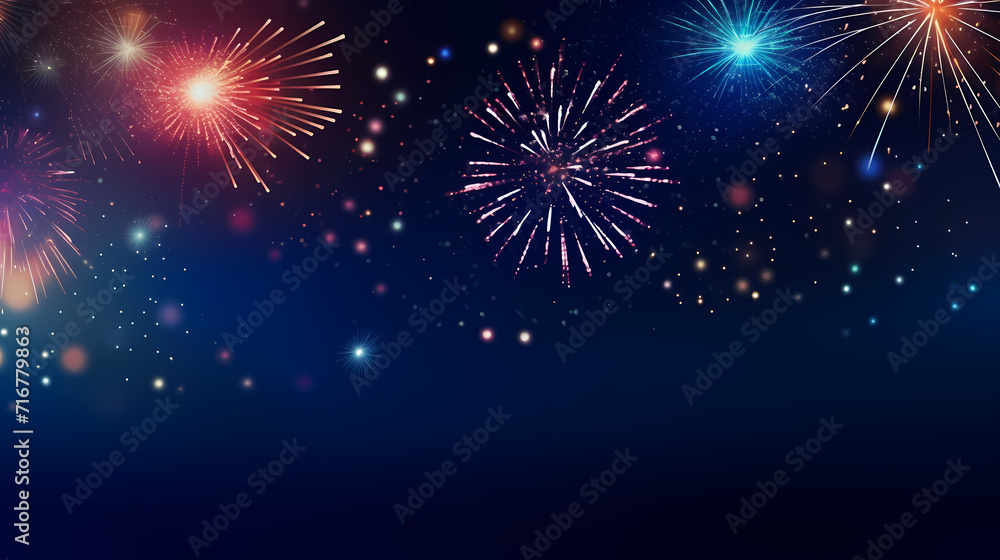 Fireworks background for celebration, holiday celebration concept Fireworks background for celebration, holiday celebration concept