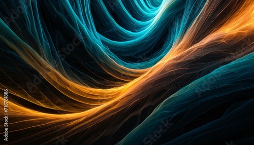 Organic vibrant lines as abstract wallpaper background design