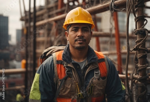 worker in construction site 