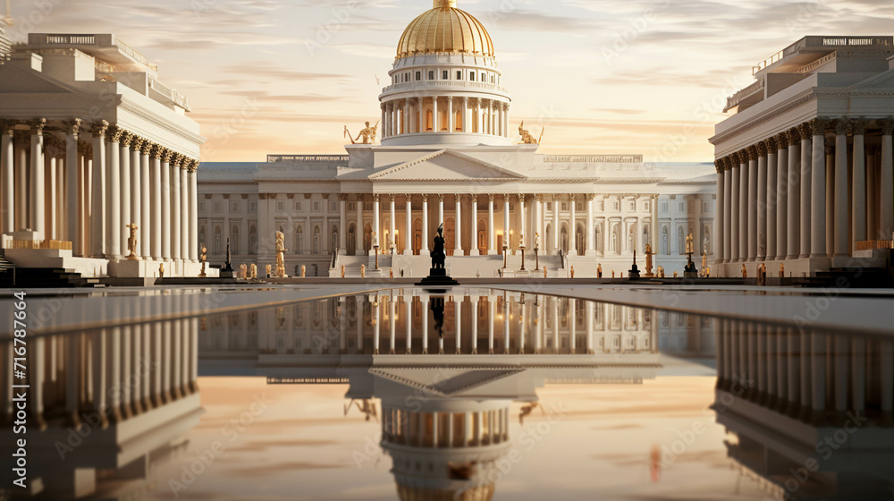 Fototapeta premium us capitol building high definition(hd) photographic creative image