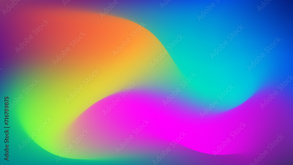 Multicolor gradient shapes background with blurred texture. Multicolor gradient shapes background with blurred texture.