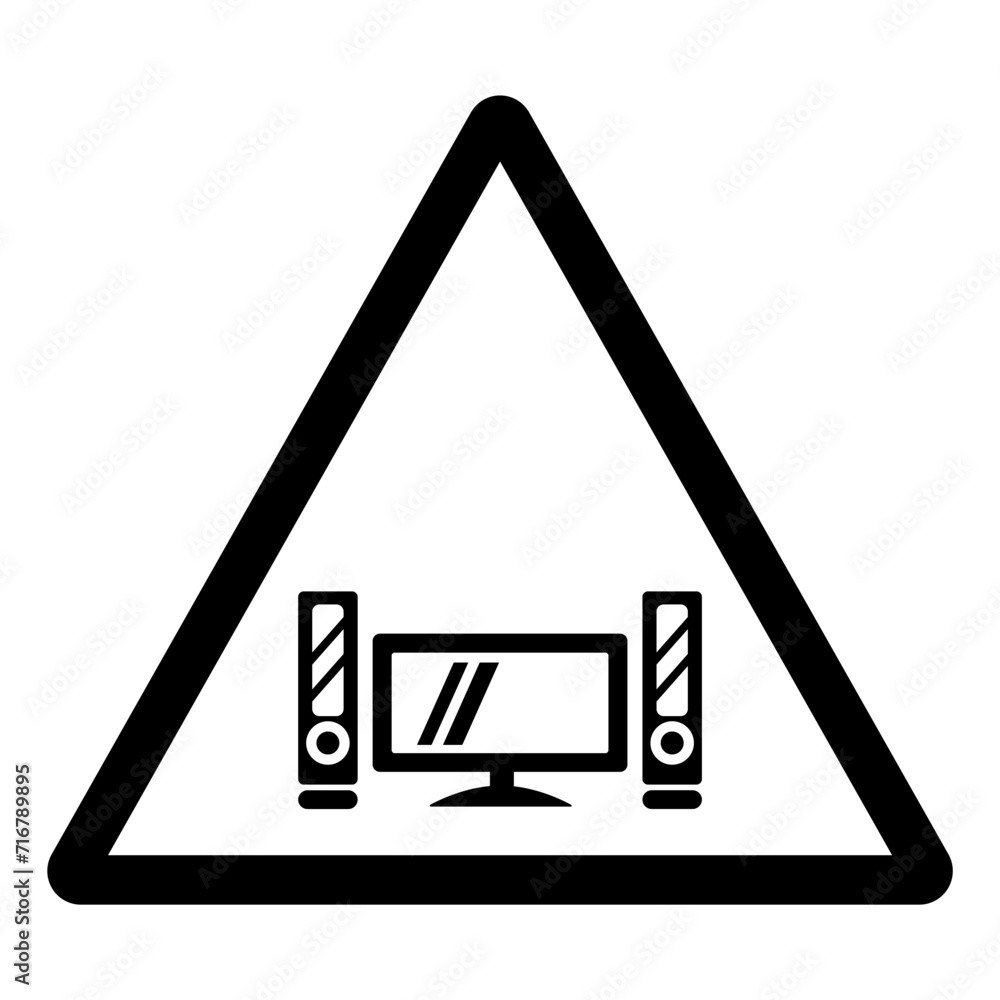 Home Cinema Symbol Sign,Vector Illustration, Isolate On White Background Label. EPS10 Home Cinema Symbol Sign,Vector Illustration, Isolate On White Background Label. EPS10