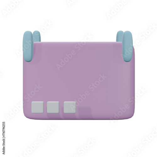 3d minimal chat bubbles