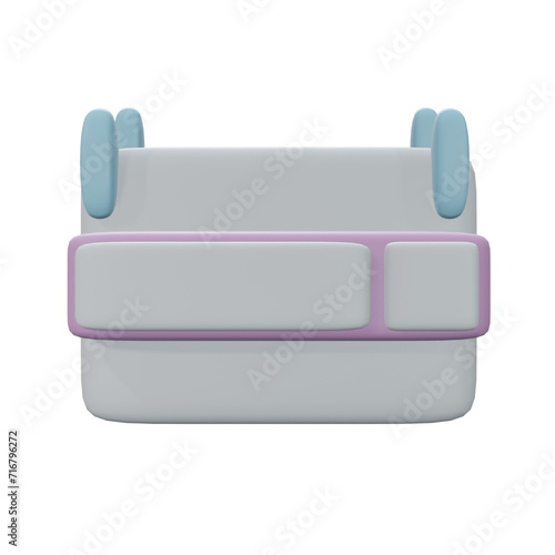 3d minimal chat bubbles