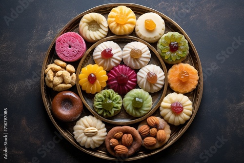 Assorted delicious indian sweets