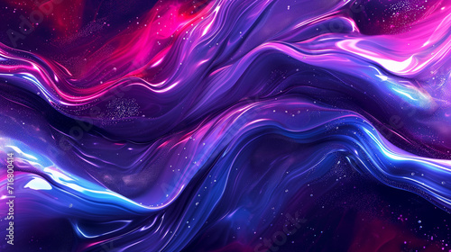 abstract wavy liquid background , Ai generated image