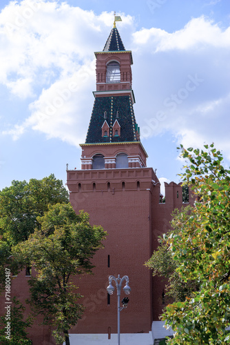 Photography The alarm tower was photographed against a cloudy sky