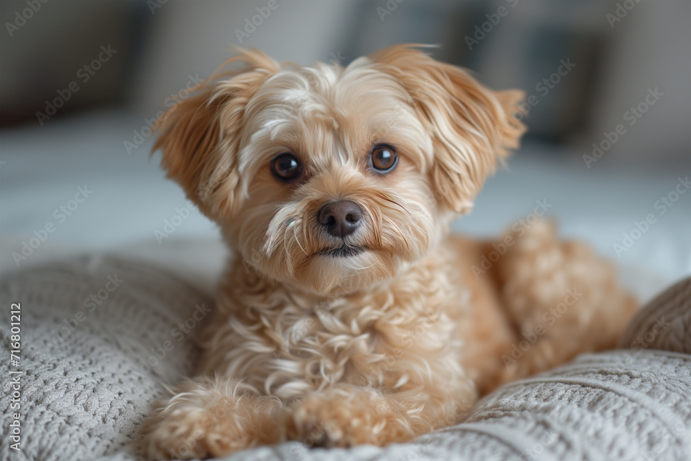 Cute and Adorable Morkie Puppy sitting Cute and Adorable Morkie Puppy sitting