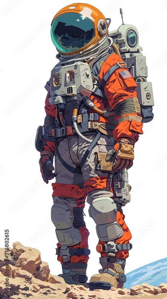 pixel art of space explorer character wear spacesuit , game asset, 2d pixel art pixel art of space explorer character wear spacesuit , game asset, 2d pixel art