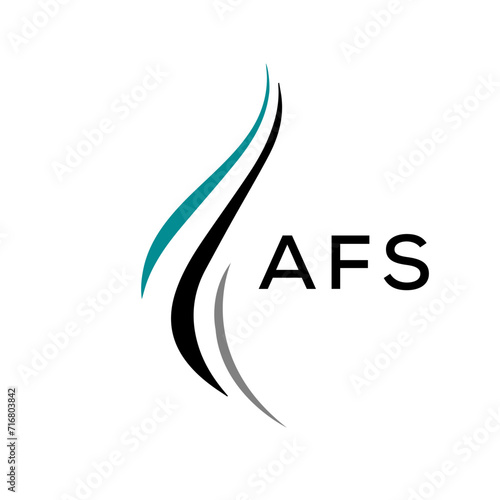 AFS Letter logo design template vector. AFS Business abstract connection vector logo. AFS icon circle logotype.
 photo