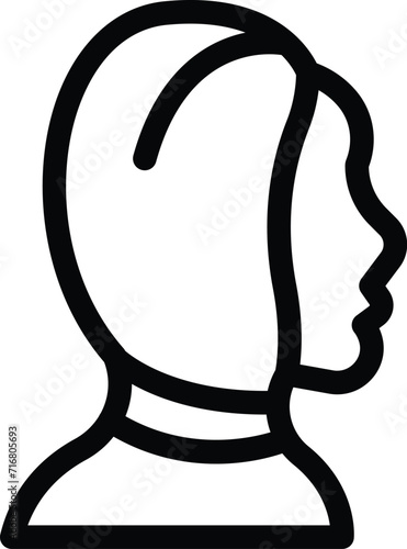 Outfit modern casual icon outline vector. Modern dress. Cute female fashion