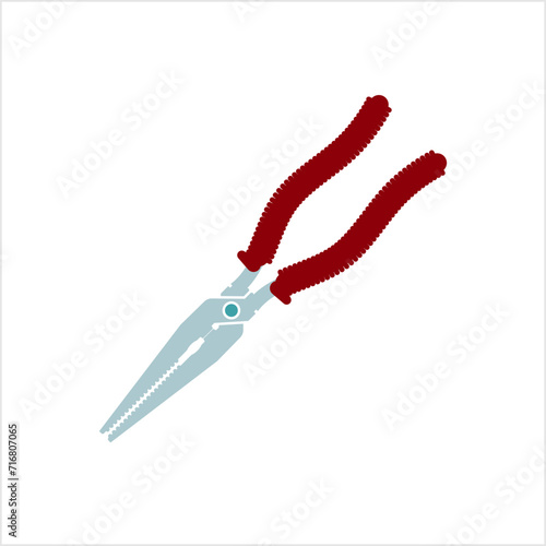 Pliers Icon, Hand Tool To Hold Objects Firmly