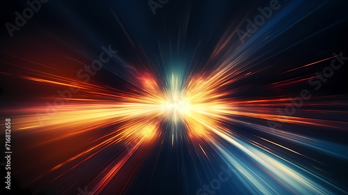 Line glowing motion blur illustration light background, energy neon light, effect bright line glowing motion blur