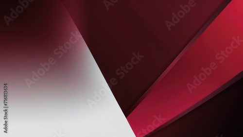 Dark red background with abstract graphic elements for presentation background design. generative, ai.