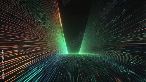 Data connection speed lines technology abstract background. generative, ai.