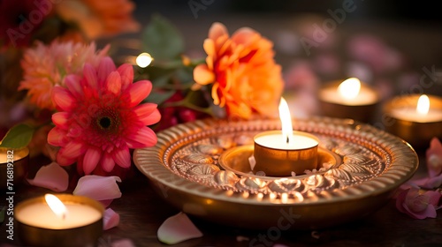 Cozy Evening with Diwali Diyas and a Touch of Elegance