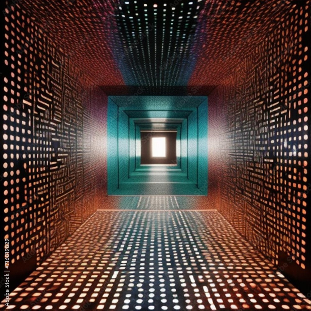 Un laberinto de espejos infinitos que reflejan versiones alteradas de