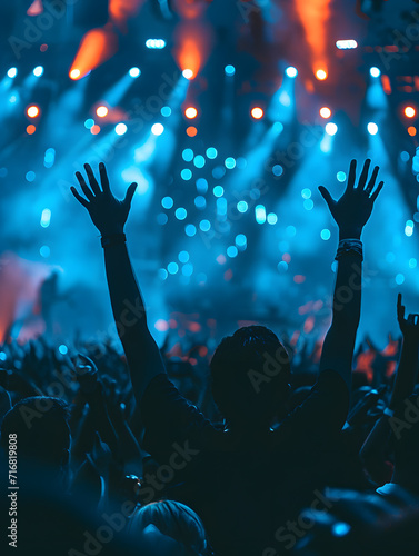 Wallpaper Mural crowd of people dancing at concert Torontodigital.ca