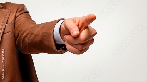 businessman pointing at you